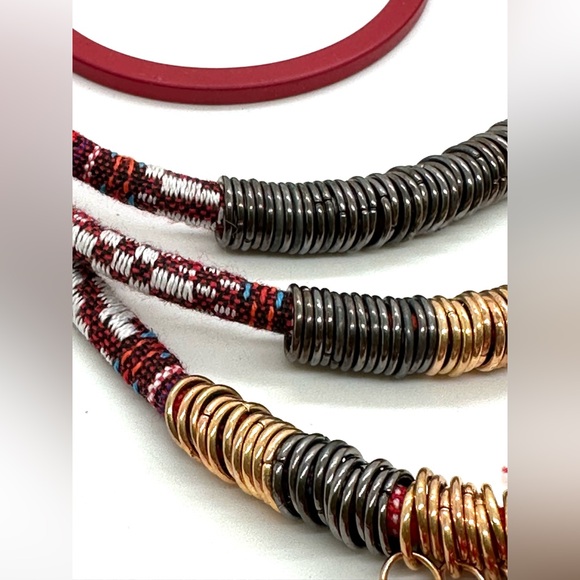 Tribal Style Feather Statement Necklace - Picture 8 of 12